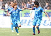 【明治安田Ｊ３ 第11節 秋田vs鳥取】66分に3試合ぶりの得点となるゴールを決めた前山（秋田 #7）（2/2）