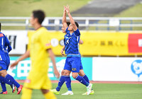 【明治安田Ｊ１ １ｓｔ 第11節 山形vs柏】鋭いミドルシュートで先制点を挙げたロメロ フランク（山形）（1/5）