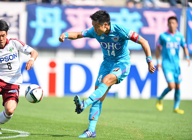 【明治安田Ｊ１ １ｓｔ 第11節 鳥栖vs松本】4本のシュートを放ち、松本ゴールに迫った藤田（鳥栖）（3/5） 