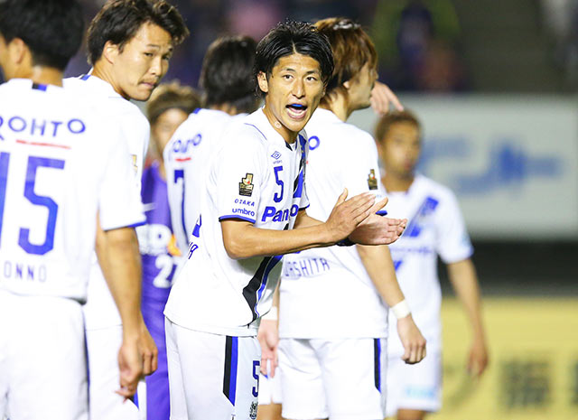 【明治安田Ｊ１ １ｓｔ 第11節 広島vsＧ大阪】リーグ戦全試合フルタイム出場を続ける丹羽（Ｇ大阪）（13/15）