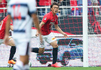 【明治安田Ｊ１ １ｓｔ 第12節 浦和vsFC東京】今季リーグ戦初得点となる先制点を挙げた李（11/15）