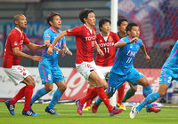 【明治安田Ｊ１ １ｓｔ 第12節 名古屋vs鳥栖】高さを生かしたヘディングシュートを放った矢野（名古屋 #19）（3/5）