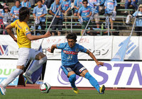 【明治安田Ｊ２ 第14節 讃岐vs栃木】途中出場し、惜しいシュートを放った木島（讃岐）（2/3）