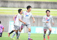 【明治安田Ｊ３ 第12節 藤枝vs町田】前半アディショナルタイムに先制ゴールを決めた増田（町田）（1/２）