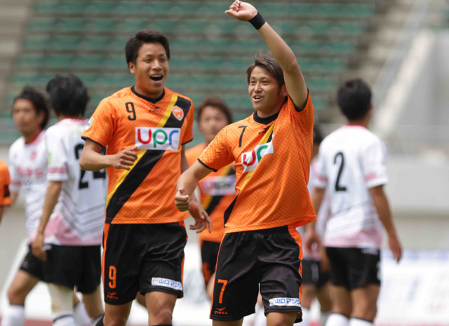 【明治安田Ｊ３ 第12節 山口vs盛岡】2ゴールを決め5連勝に貢献した福満（山口）（2/2）