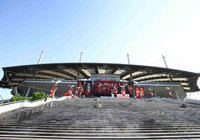 【ＡＣＬ２０１５ ラウンド16 第1戦 FCソウルvsＧ大阪】日韓ワールドカップの開幕戦の舞台ともなったソウルワールドカップスタジアム（1/16）