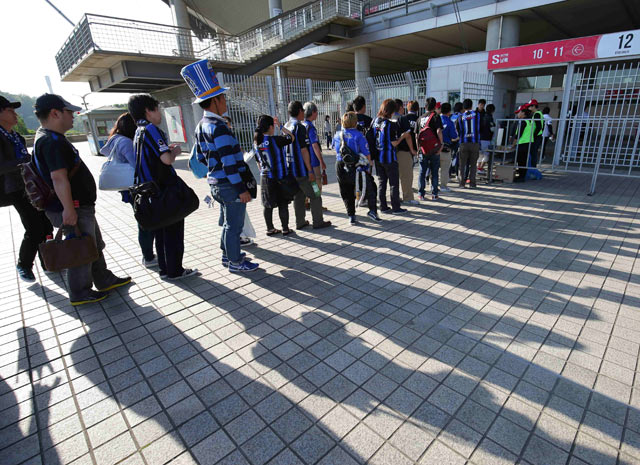 【ＡＣＬ２０１５ ラウンド16 第1戦 FCソウルvsＧ大阪】韓国まで応援に駆け付けたＧ大阪のファン・サポーター（3/16）