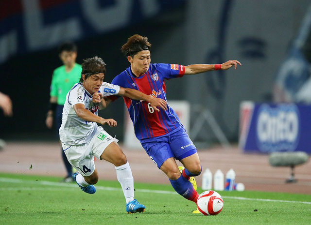 【ＹＮＣ 予選リーグ 第5節 FC東京vs甲府】決勝点の起点となるFKを蹴った太田（FC東京）（4/5）