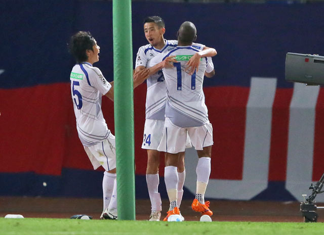 【ＹＮＣ 予選リーグ 第5節 FC東京vs甲府】起死回生の同点ゴールを決めた松本（甲府）（3/5）