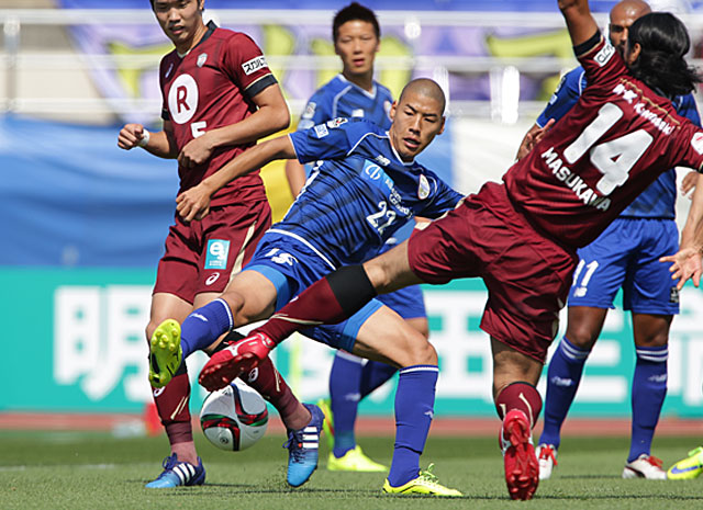 【明治安田Ｊ１ １ｓｔ 第13節 山形vs神戸】何度もチャンスメイクをしたキム（山形）（4/5）