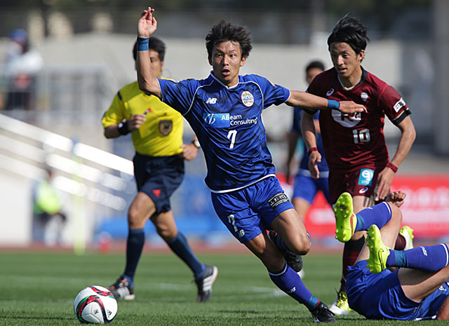 【明治安田Ｊ１ １ｓｔ 第13節 山形vs神戸】古巣との対戦で攻守に活躍を見せた松岡（山形）（2/5）