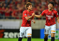 【明治安田Ｊ１ １ｓｔ 第13節 浦和vs鹿島】値千金の逆転弾で3試合連続得点となった関根（浦和）（14/15）