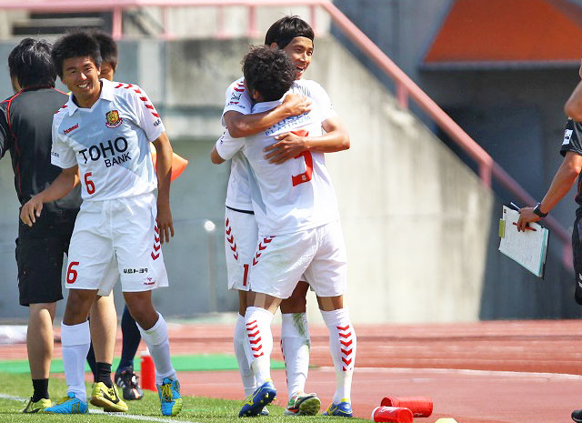 【明治安田Ｊ３ 第13節 富山vs福島】6試合ぶりの勝利に導く決勝点を決めた金 弘淵（福島）（2/2）