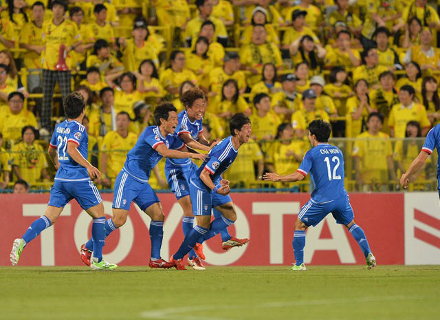 【ＡＣＬ２０１５ ラウンド16 第2戦 柏vs水原】54分に追加点を挙げたク ジャリョン（水原）（7/10）