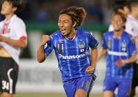 【ＡＣＬ２０１５ ラウンド16 第2戦 Ｇ大阪vsFCソウル】45分に追加点を挙げてリードを広げた倉田（Ｇ大阪）（6/10）