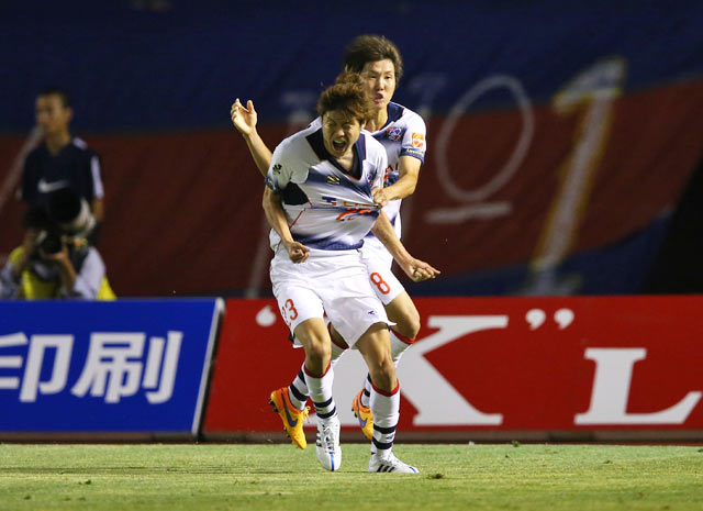 【ＹＮＣ 予選リーグ 第6節 広島vsFC東京】後半アディショナルタイムに起死回生の同点ゴールを決めた林（FC東京）（5/5）