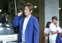 【明治安田Ｊ１ １ｓｔ 第14節 横浜FMvsＧ大阪】会場入りする兵藤　慎剛（横浜FM）（3/15）