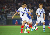 【明治安田Ｊ１ １ｓｔ 第14節 横浜FMvsＧ大阪】FKから劇的同点ゴールを演出した遠藤（Ｇ大阪）（13/15）