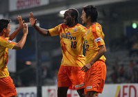 【明治安田Ｊ１ １ｓｔ 第14節 清水vs川崎Ｆ】加入後初となる2ゴールを決めたピーター ウタカ（清水）（1/5）