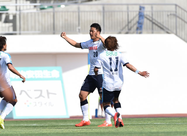 【明治安田Ｊ２ 第16節 徳島vs磐田】89分に同点ゴールを決めた途中出場の森島（磐田）（3/3）