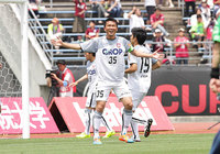 【明治安田Ｊ２ 第16節 讃岐vs岡山】岩政（岡山）のゴールは惜しくもオフサイドの判定（1/3）