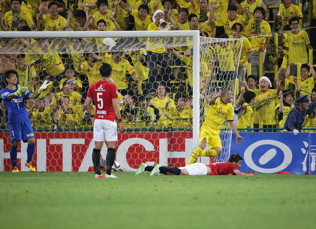 【明治安田Ｊ１ １ｓｔ 第10節 柏vs浦和】レアンドロのこの日2点目のゴールで柏が勝越し（8/10）