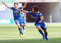 【明治安田Ｊ２ 第17節 大分vs京都】同点、勝越しの2ゴールを決めた後藤（大分）（1/3）