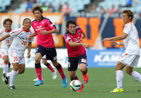 【明治安田Ｊ２ 第17節 Ｃ大阪vs愛媛】ドリブルで突破を試みる玉田（Ｃ大阪）（1/3）