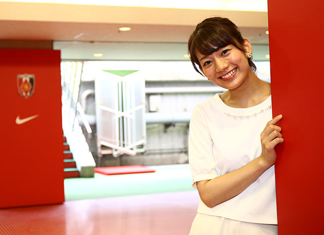 【明治安田Ｊ１ １ｓｔ 第15節 浦和vs清水】Ｊリーグ女子マネの佐藤美希さんが埼玉スタジアム２００２に来場（5/21）