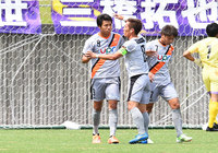 【明治安田Ｊ３ 第15節 藤枝vs山口】ハットトリックを見事に達成した岸田（山口 #9）（1/2）