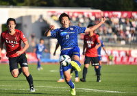 【明治安田Ｊ１ １ｓｔ 第15節 山形vs鹿島】決定的なシュートを放った林（山形）（4/5）