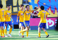 【明治安田Ｊ１ １ｓｔ 第15節 仙台vs鳥栖】2得点を挙げ、2試合連続得点となった金園（仙台）（2/5）