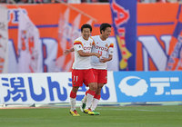 【明治安田Ｊ１ １ｓｔ 第15節 新潟vs名古屋】持ち味のスピードを生かし先制点を決めた永井（名古屋）（1/5）