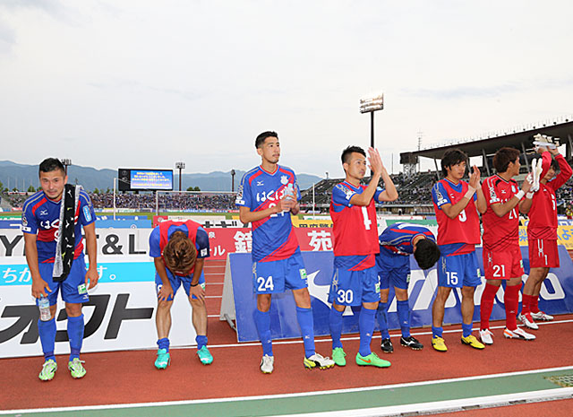 【明治安田Ｊ１ １ｓｔ 第15節 甲府vs横浜FM】同点に追いつき、4試合負けなしの甲府（5/5）