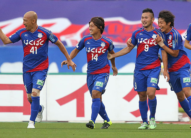 【明治安田Ｊ１ １ｓｔ 第15節 甲府vs横浜FM】交代直後に同点ゴールをアシストした堀米（甲府 #14）（3/5）