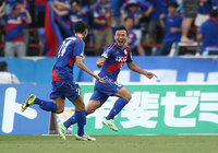 【明治安田Ｊ１ １ｓｔ 第15節 甲府vs横浜FM】CKを頭で合わせて同点とした阿部拓（甲府）（2/5）