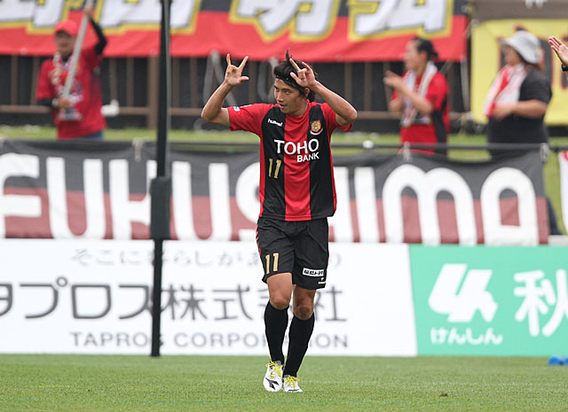 【明治安田Ｊ３ 第16節 秋田vs福島】2ゴールでチームを勝利に導いた金　弘淵（福島）（2/2）