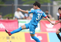 【明治安田Ｊ３ 第16節 秋田vs福島】試合開始早々に先制ゴールを決めた米澤（秋田）（1/2）