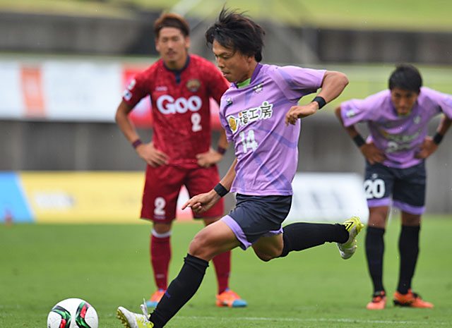 【明治安田Ｊ３ 第17節 藤枝vs琉球】2試合連続ゴールとはならなかった小川（藤枝）（2/2）
