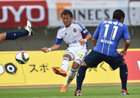 【明治安田Ｊ３ 第17節 富山vsJ-22】10番を背負って90分間プレーした井手口（J-22）（1/2）