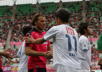 【フォルランの1年半の軌跡】横浜FC戦ではカズとの2ショットも実現。2015年3月29日（10/13）