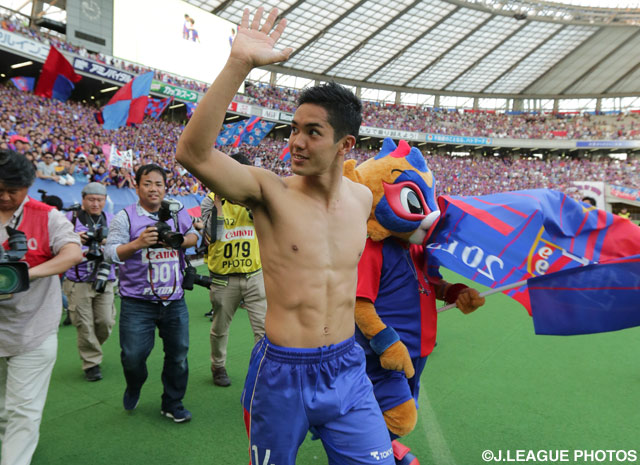 【ドイツ移籍決定！武藤 嘉紀スペシャルギャラリー】終了間際のゴールで川崎Fを下し、多摩川クラシコの主役に。2015年5月2日（11/16）