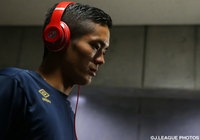 【ドイツ移籍決定！武藤 嘉紀スペシャルギャラリー】試合前に集中力を研ぎ澄ます。2015年3月14日（9/16）