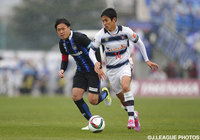 【ドイツ移籍決定！武藤 嘉紀スペシャルギャラリー】今季開幕戦でいきなり2得点と強烈なインパクトを放った。2015年3月7日（8/16）