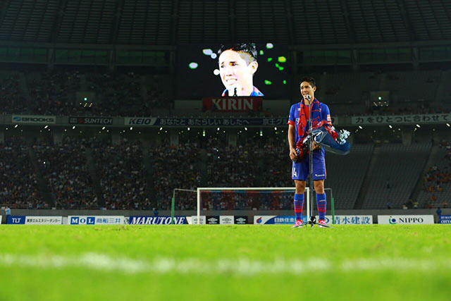 【ドイツ移籍決定！武藤 嘉紀スペシャルギャラリー】試合終了後のセレモニーでは涙が溢れた。2015年6月27日（14/16）