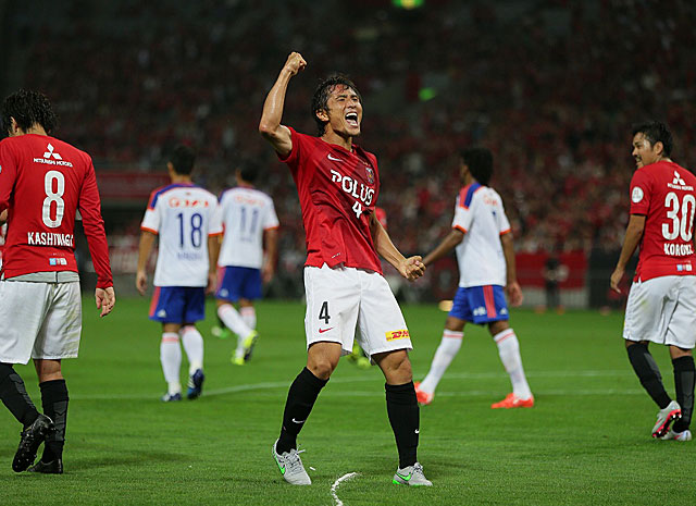 【明治安田Ｊ１ １ｓｔ 第17節 浦和vs新潟】開幕戦以来の今季2点目を決めた那須（浦和）（3/5）