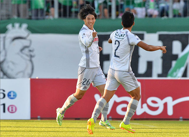 【明治安田Ｊ２ 第20節 岐阜vs群馬】江坂の今季6点目で先制した群馬（2/3）