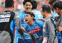 【明治安田Ｊ２ 第20節 熊本vs讃岐】46分に古巣から決勝点を挙げた木島（讃岐）（1/3）