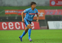 【明治安田Ｊ２ 第21節 讃岐vs愛媛】DFながら3本のシュートを放ち、好守に奮闘した藤井（讃岐）（2/3）