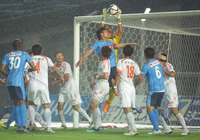 【明治安田Ｊ２ 第21節 讃岐vs愛媛】好セーブを連発してゴールを死守した児玉（愛媛）（1/3）